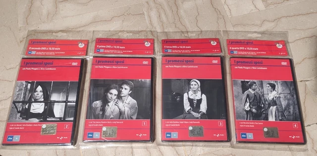 I PROMESSI SPOSI Sceneggiato RAI serie completa 4 DVD nuovi sigillati