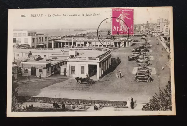 carte postale ancienne DIEPPE  76 - LE CASINO ...