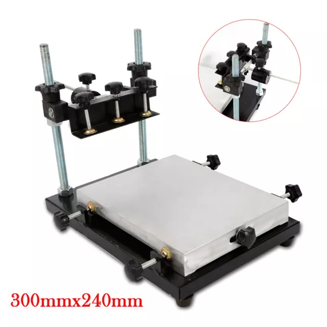 Manual Solder Paste Printer PCB SMT Stencil Printing Platform Machine  US