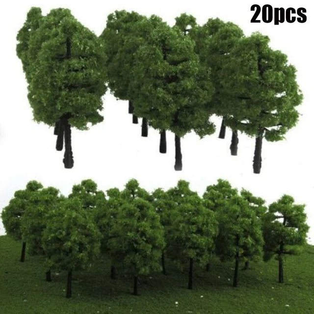 Diorama Essentials Lot de 20 arbres miniatures conçus pour améliorer