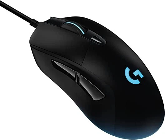 Logitech maus G403 HERO Gaming 25K DPI Sensor geflochtenes Kabel, PC/Mac - Schwz