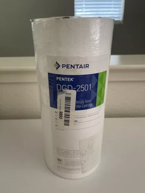 Pentair Polypropylene 10" X 4.5" Filter Cartridge, Item # DGD-2501 ~ NEW