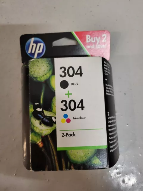 Tintenpatrone HP 304 2er-Pack CMYK 3JB05AE Neu OVP B-Ware Rg MwSt MHD 09.2020