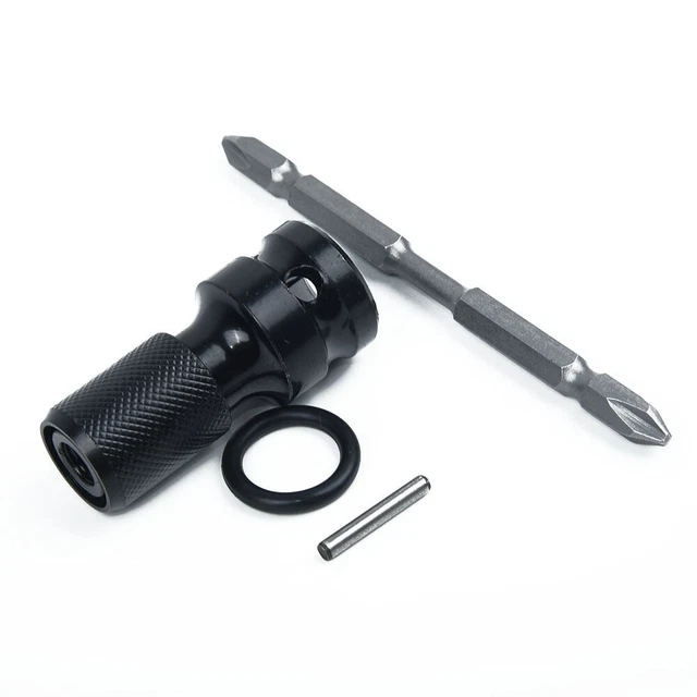 Adaptador de zócalo del controlador 1/2 ""hasta 1/4" ranura en broca hexagonal nuevo duradero