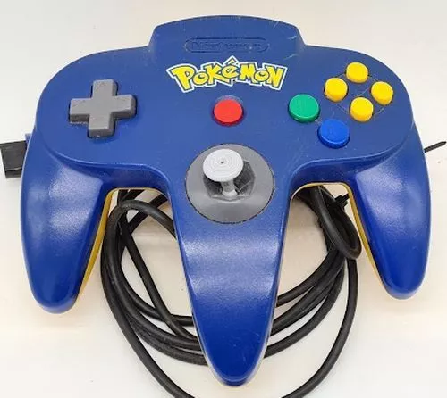 Original Nintendo N64 Controller Pokemon Pikachu - N64 (Taste hängt)(54.63)