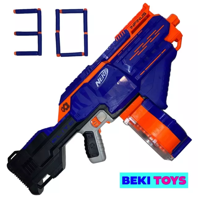 NERF Infinius Gun Pistole Blaster N Strike Elite Hasbro TOP Zustand