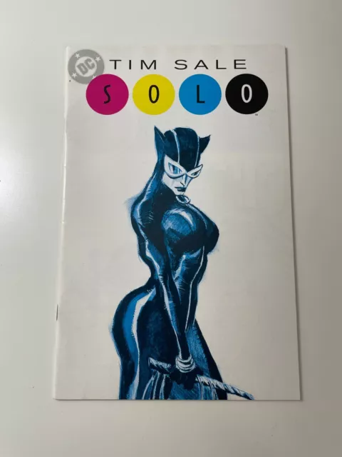 Tim Sale Solo #1 DC Comic Book Catwoman Art Cover 2004 Jeff Loeb VF+ 8.5
