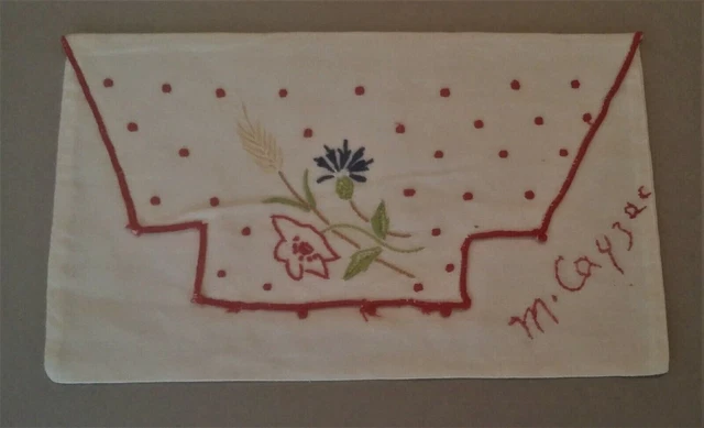 Pouch for Towel Table Embroidery Hand