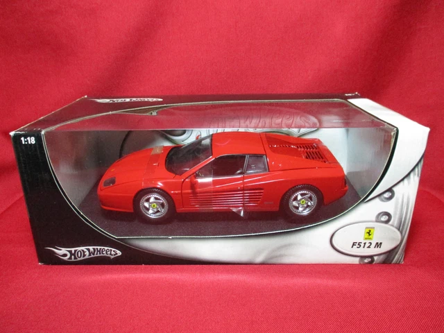 Tableau De Bord Miniature Hot Wheels Ferrari F512M Testarossa 1/18 - Modèle D'Occasion