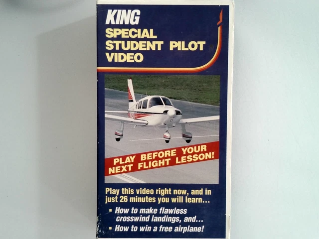 KING SPECIAL STUDENT PILOT VIDEO VHS Aviation Flight Training Crosswind ...