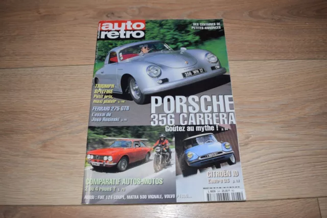 Magazine Auto Retro N° 245 - Juillet / Aout 2001 - Triumph Spitfire, Citroën ID