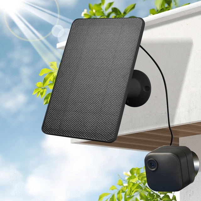 Ubox Camera Solar Panel For Security Camera, 8W High Conversion