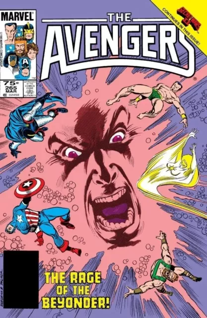 The Avengers #265 (1985 Marvel Comics) SECRET WARS II VF+  Cap Thor Vision Iron