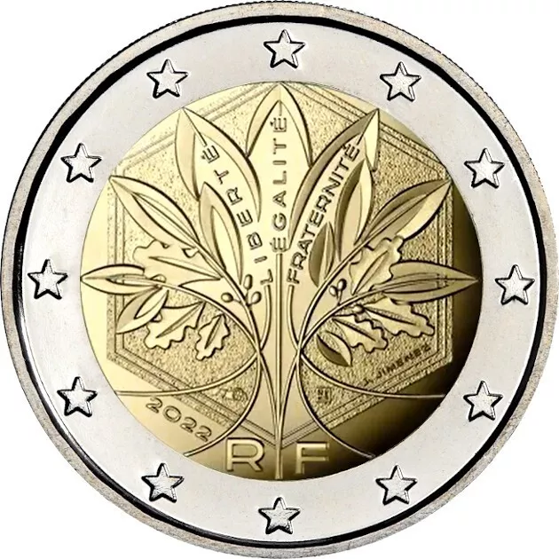 France 2 Euros € 2022 Arbre De L'union Neuve Unc