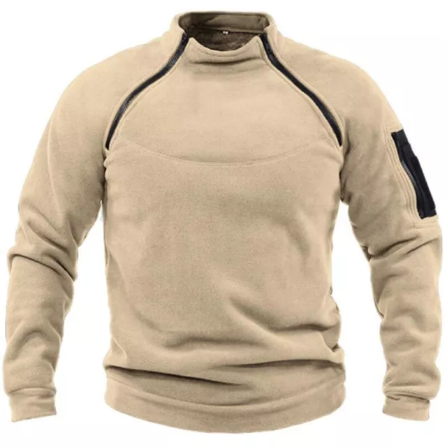 Sudadera Con Capucha Táctica De Lana Para Hombre Militar Pesca Policía <