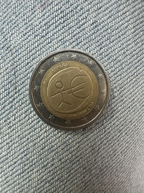 Wertvolle 2 Euro Münze Strichmännchen Wert 2 EURO MÜNZE strichmännchen UEM 1999-2009 EUR 200,00 - PicClick DE