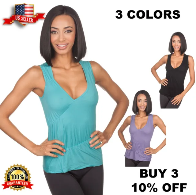 HERING BRAZILIAN COTTON Sexy Cleavage Low Cut Racer Back Tank Top Style  0128 $11.99 - PicClick