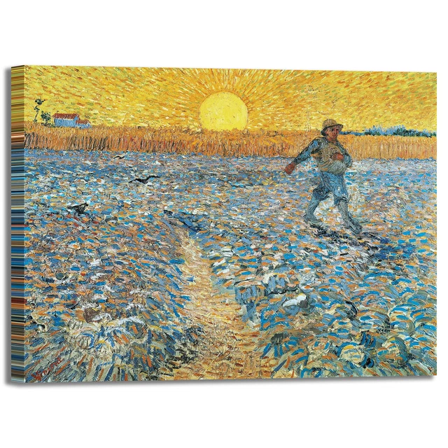 Quadro di Van Gogh la strada con cipressi, stampa su tela