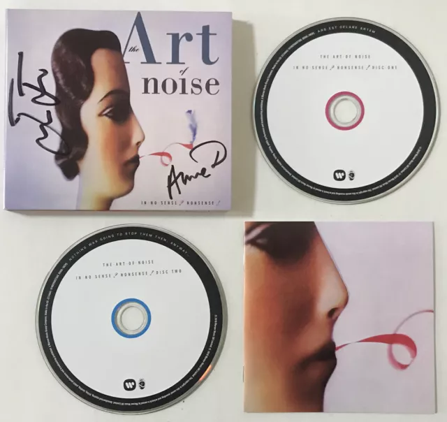 SIGNED Art Of Noise In No Sense V Rare Deluxe 2x Cd ZTT Anne Dudley J J Jeczalik