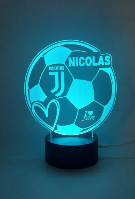 Lampada Led 3D Juventus IN VENDITA! - PicClick IT
