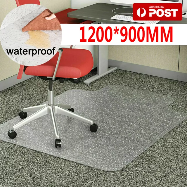 AU Chair Mat Carpet PVC Floor Protectors Home Office Room Mats PVC 120x90 cm