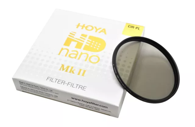 Genuine HOYA HD nano CIR-PL MKII 62mm Filter, CPL, Polarizer, NEW,HARDENED GLASS