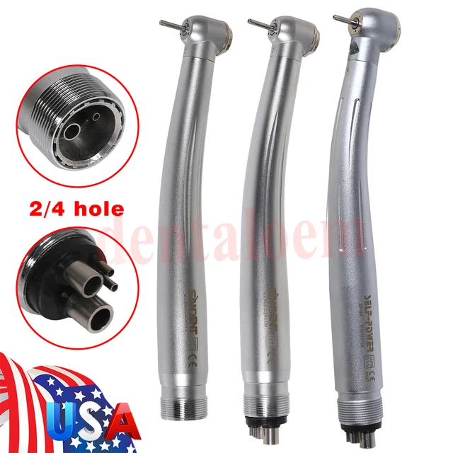 Dental LED E-generator / High Speed Handpiece Push Air Turbine Fit NSK