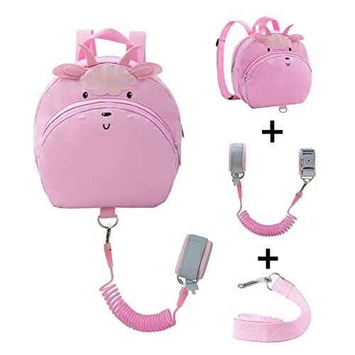 Toddlers Leash Cute Backpacks with Child Kids Anti-Lost Wristlets Wrist Link ...
