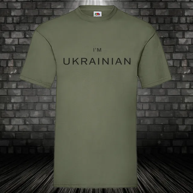 I'm Ukrainian Kult T-Shirt Ukraine Shirt Army Volodymyr Selenskyj S-5XL