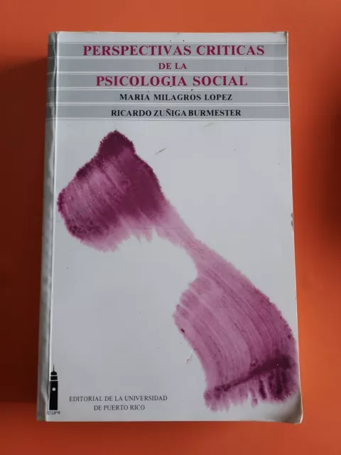 Psicologia Social Perspectivas Criticas De La  Maria Lopez Ricardo Zuniga  #4028