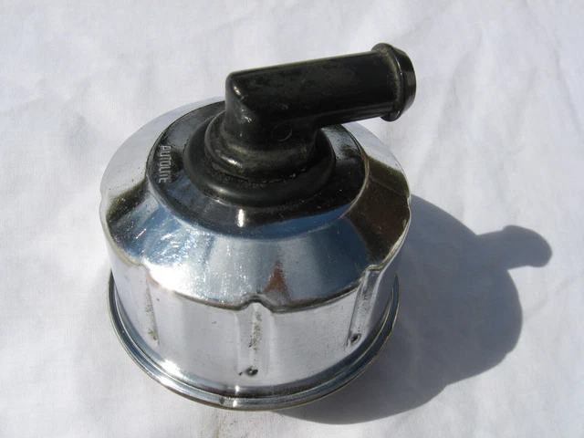 1968-1970 Ford Autolite chrome oil fill cap breather