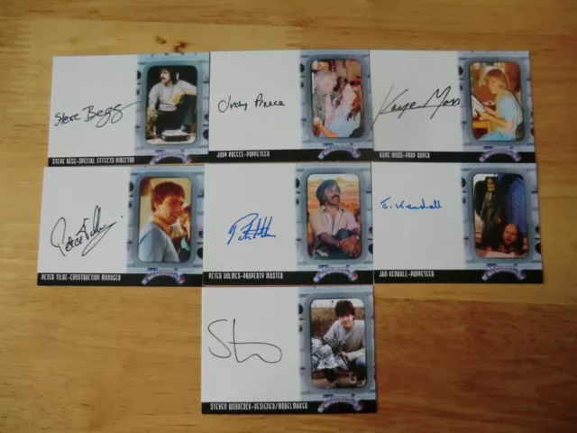 Terrahawks Unstoppable Cards 7 Signed Autographs Brand New Freepost