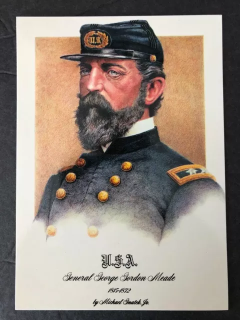 GETTYSBURG PA * CIVIL WAR BATTLEFIELD * GENERAL GEORGE G MEADE postcard