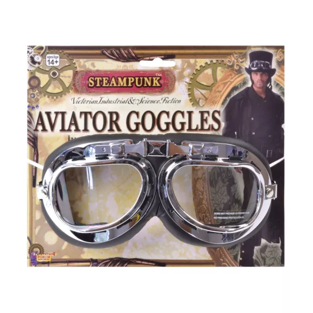 Steampunk Aviateur Lunettes - Style Industriel pour Hommes