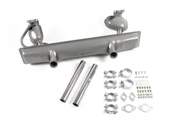 Sistema de Escape Completo Kit Montaje Tubos VW Escarabajo 1200 Karmann Ghia