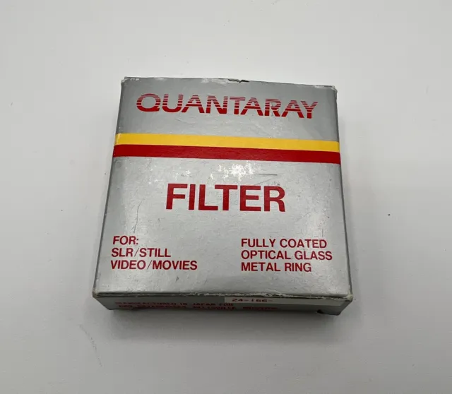 Quantaray Filter 52mm 1A circular polarizer for SLR/Still Video/Movies wBox