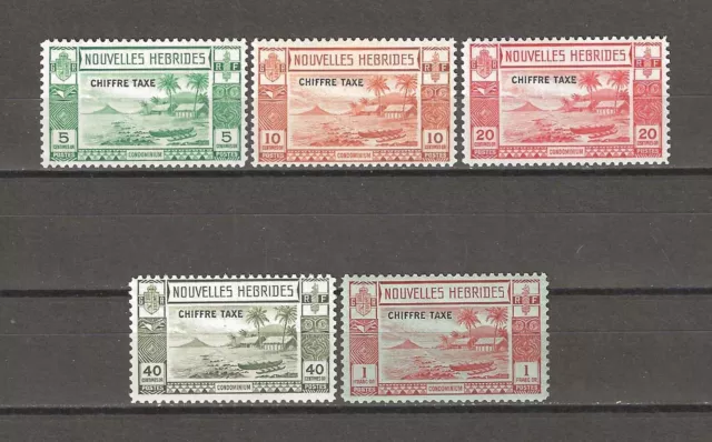 NEW HEBRIDES/FRENCH 1938 SG FD65/9 MNH Cat £150