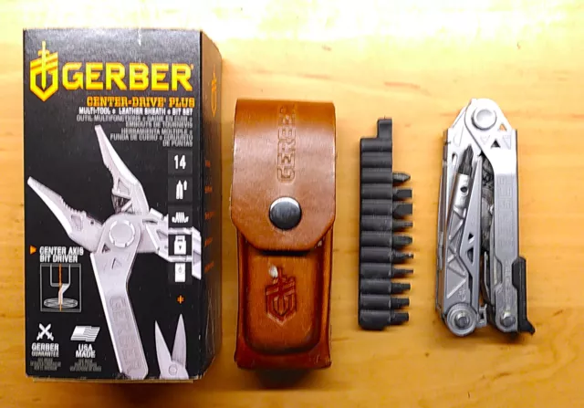 Gerber Multitool CENTER DRIVE PLUS Set Outdoor Camping Zubehör