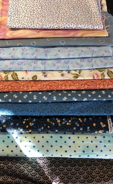 Large Fabric Bundle, Quilting, Sewing Craft,  Various Lengths See Pics For Sizes