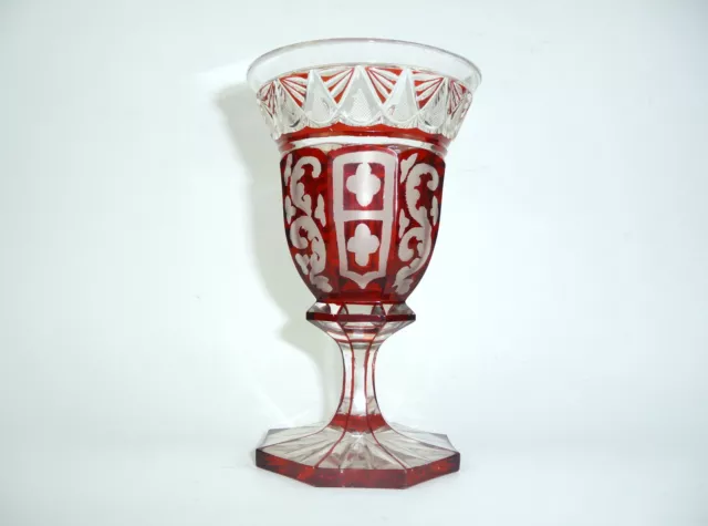 Large Extraordinary Art Nouveau Glass Haida about 1900