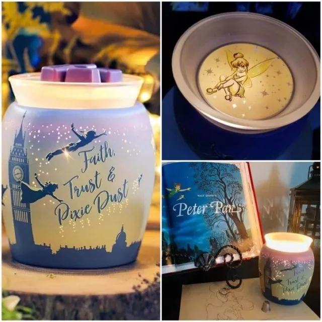 Magical Scentsy Disney Peter Pan Tinker Bell Warmer Faith, Trust, Pixie Dust