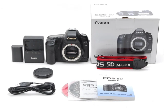 *NEAR MINT IN BOX* Canon EOS 5D Mark II 21.1 MP Digital SLR From Japan