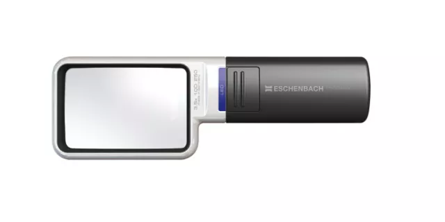 Eschenbach Leuchtlupe Mobilux LED 4 Compartiment Lentille 75x50mm Lindner 7126