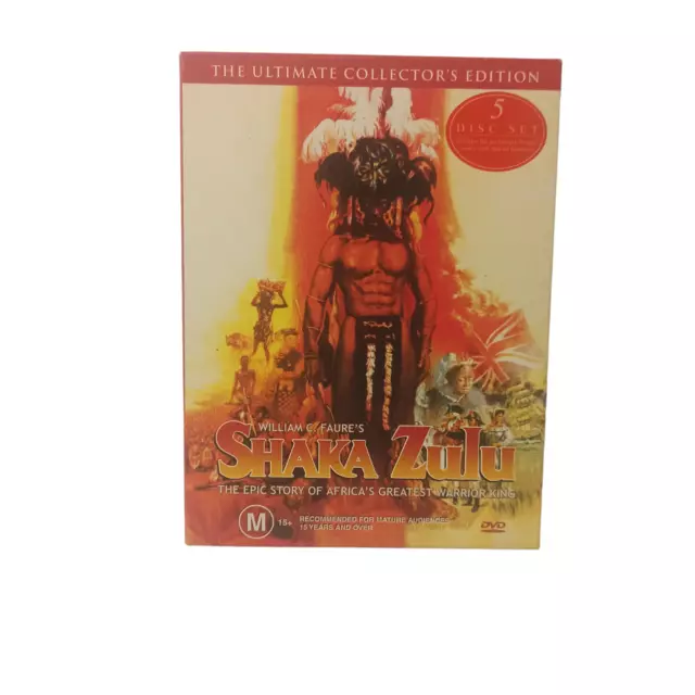 Shaka Zulu (DVD 1986) Movie TV Series South Africa British War Battle Historical