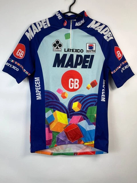 Maillot Cycliste Navigators Colnago Biemme - Bleu, Homme, Taille XL