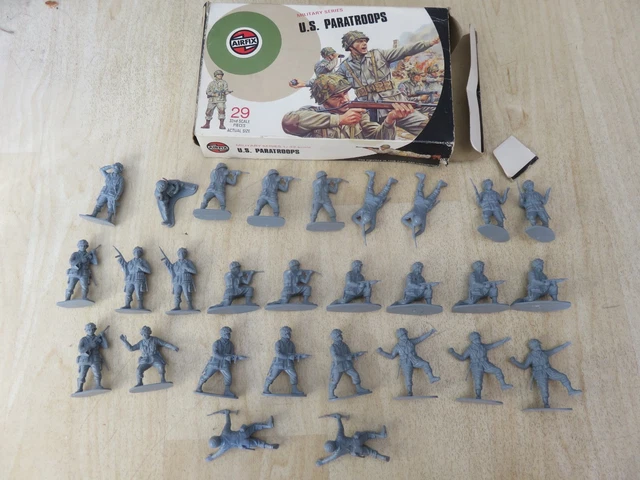 Soldats Airfix 1/72 Union Infantry - Lot En Grappe + 50 Pièces En Vrac - Occasion