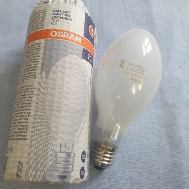 Osram Vialox NAV (SON)-E 70W/I E27 70w m Innenzüder Natriumdampflampe