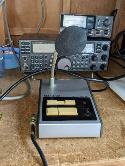KENWOOD MC-80 Dynamic Desktop Microphone Ham CB Radio Working with Tracking, F/S