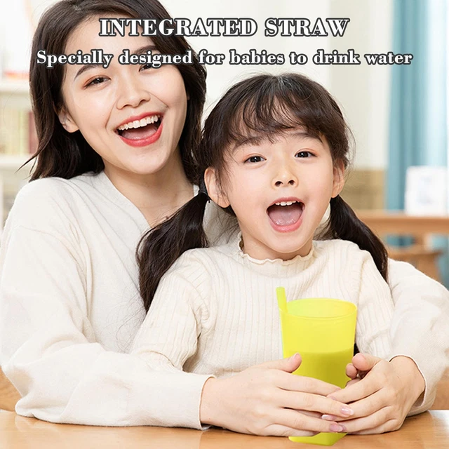 Kids Children Infant Baby Sip Cup with Built in Straw Toy Drink NICE New Y8Q7
