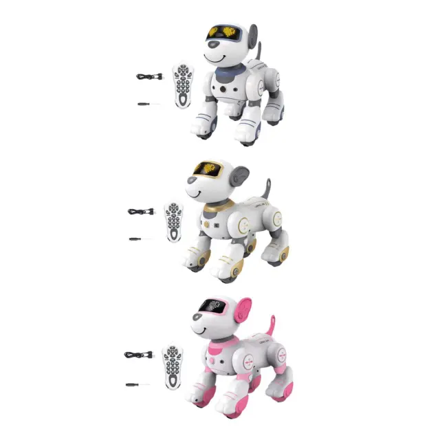 Télécommande Robot Chien Jouet Pour Enfants, Jouets Pour Filles de 3 Ans,  Danse &smart Dog Robo,adapté pour Tapis,Juguetes Pet Toys Pour 3+ Ans  Filles Gif